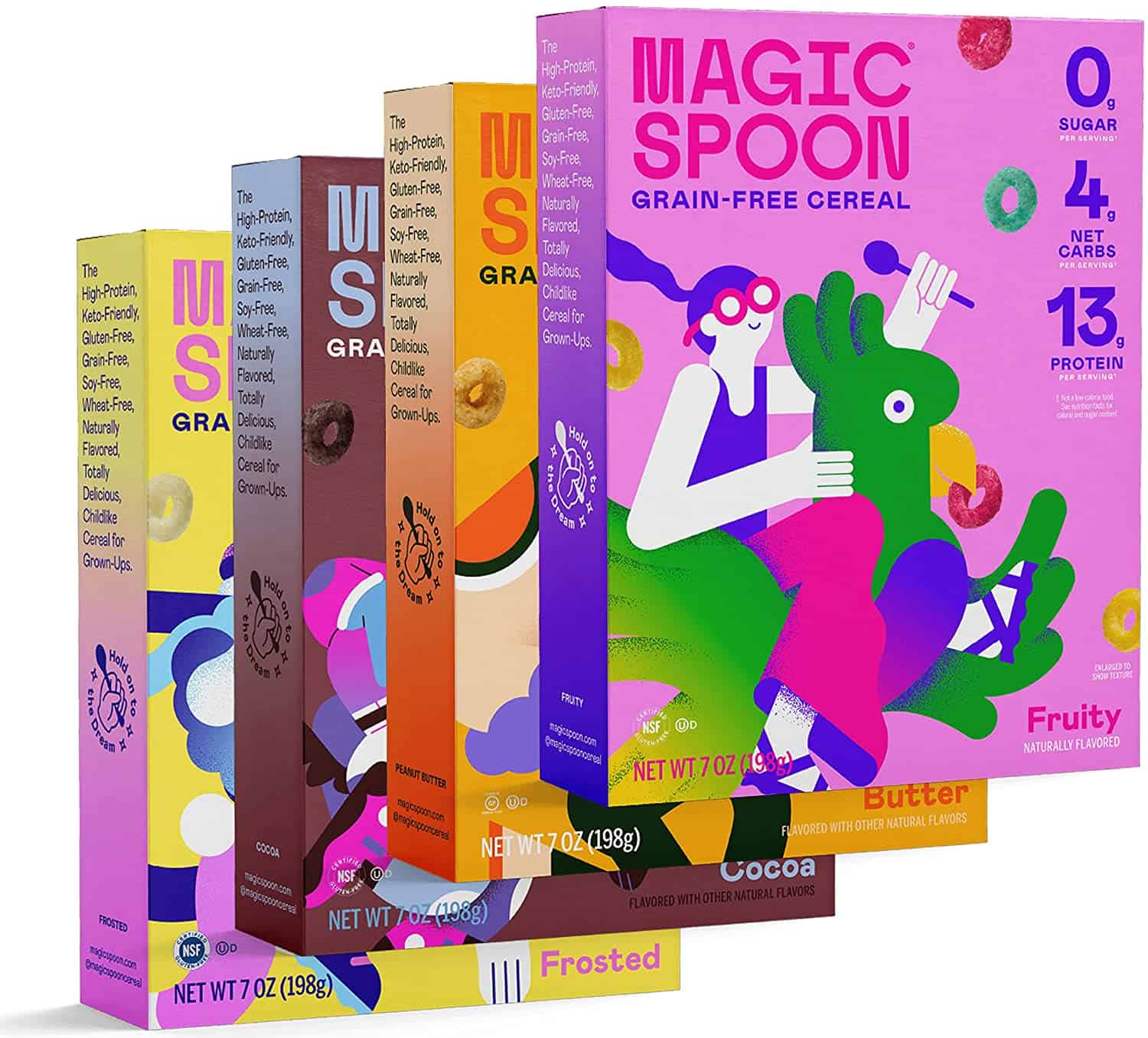 Magic spoon cereal boxes