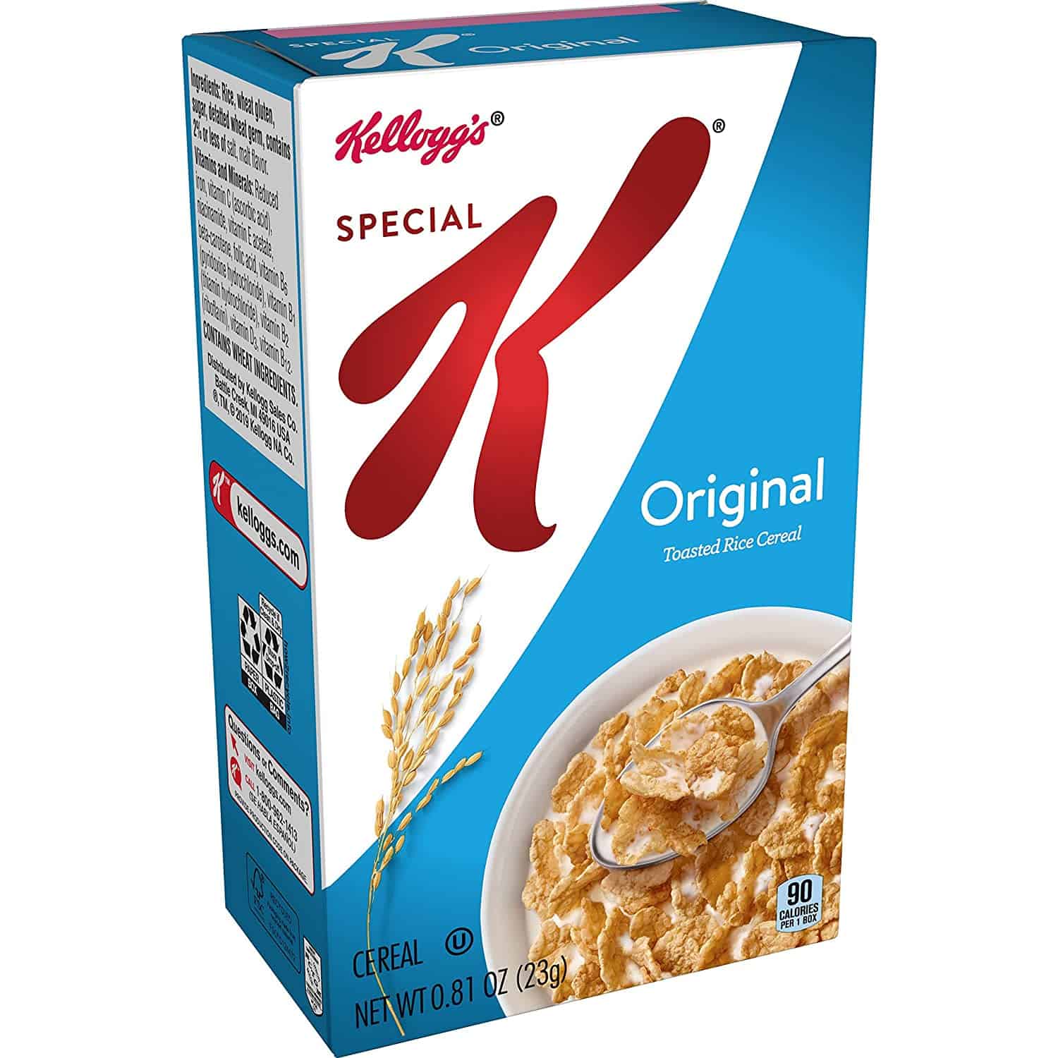 Special K cereal box