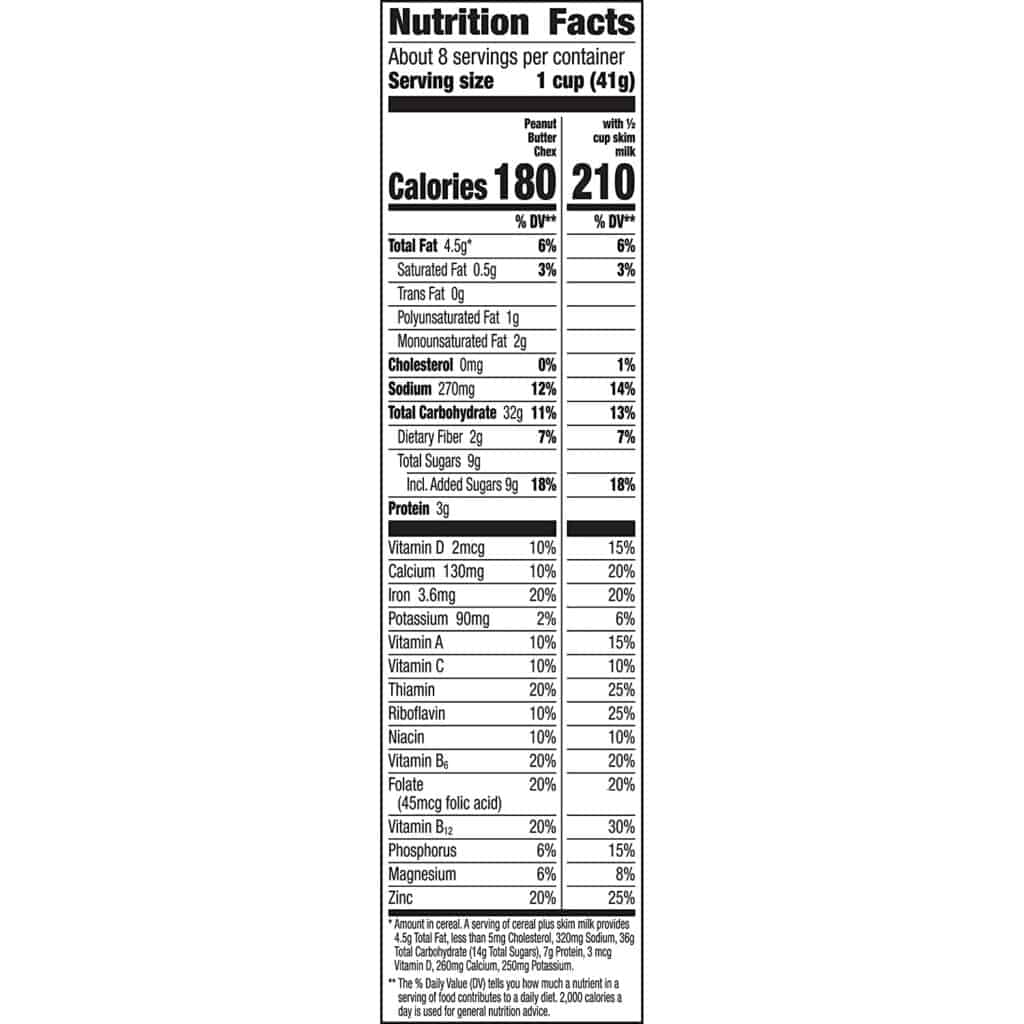 Is Peanut Butter Chex Cereal Healthy? Ingredients & Nutrition Facts