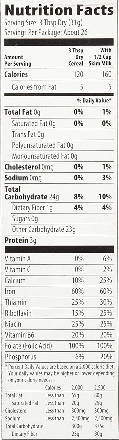 Is Coco Wheats Cereal Healthy? Ingredients & Nutrition Facts - Cereal ...