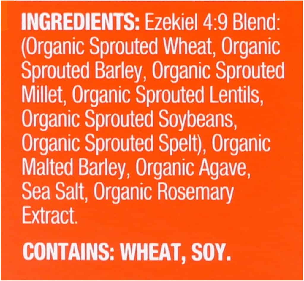 ezekiel 4 9 cereal ingredients