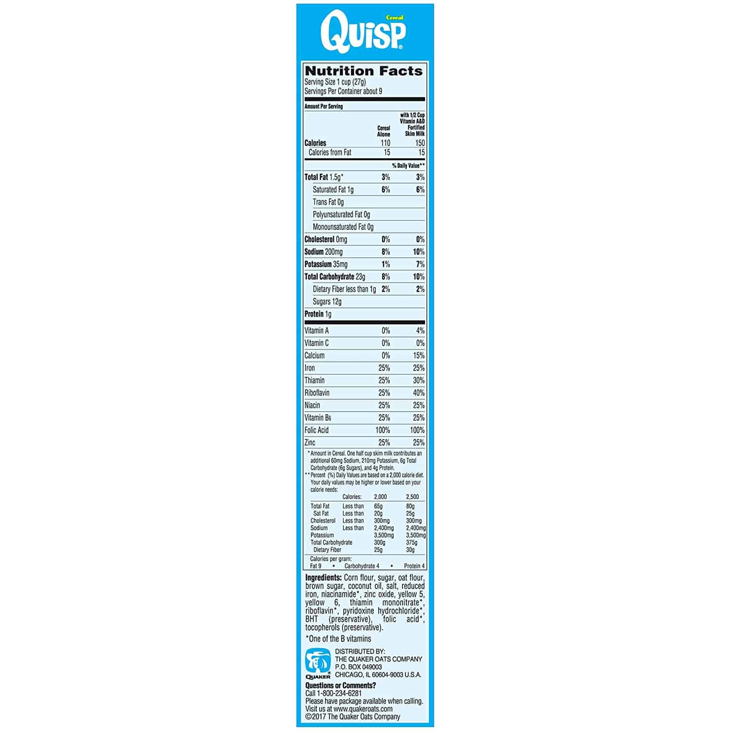 Is Quisp Cereal Healthy? Ingredients & Nutrition Facts 2024